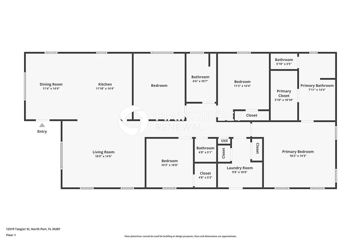 Floor Plan - 12319 Tangier St