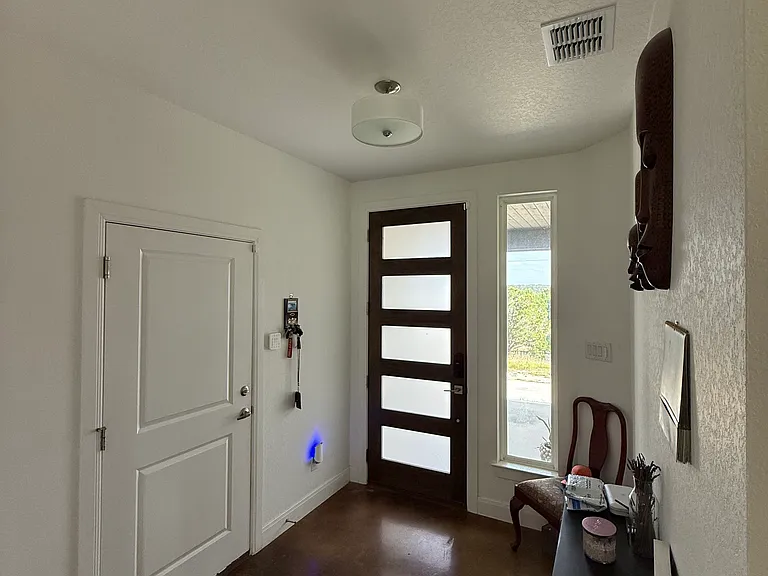 Foyer from looking towards exterior