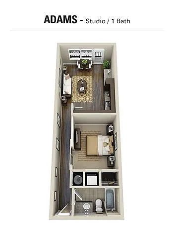 Floor plan Adams