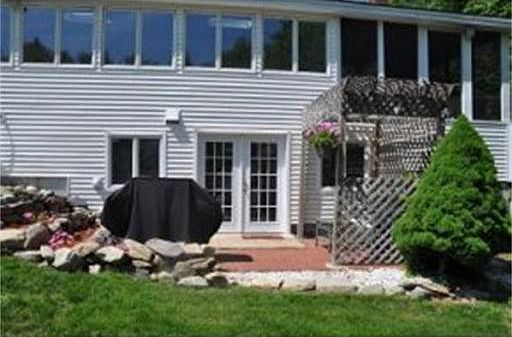 french doors out to the amenitites