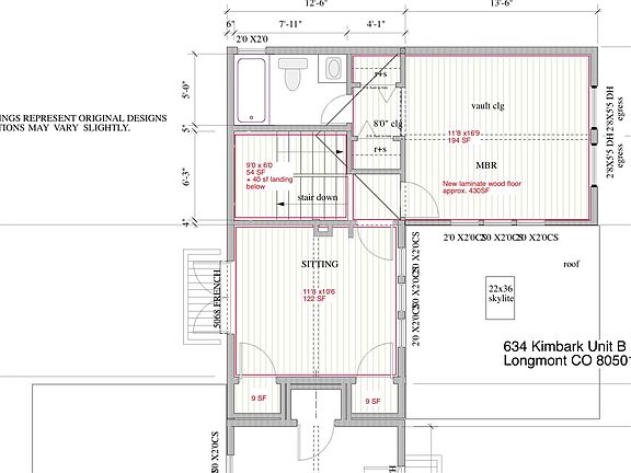 upper floor plan