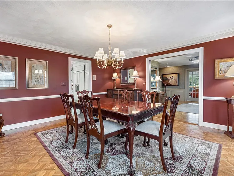 Formal dining room - note it has been painted white since this photo was taken.