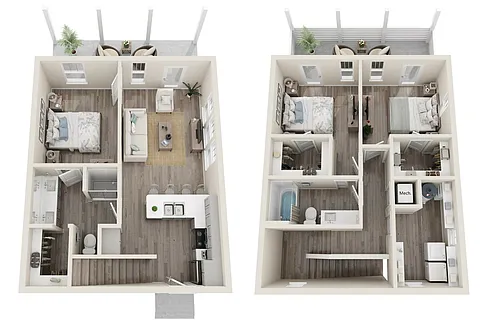 Floor plan 3 Bed Cactus Twin