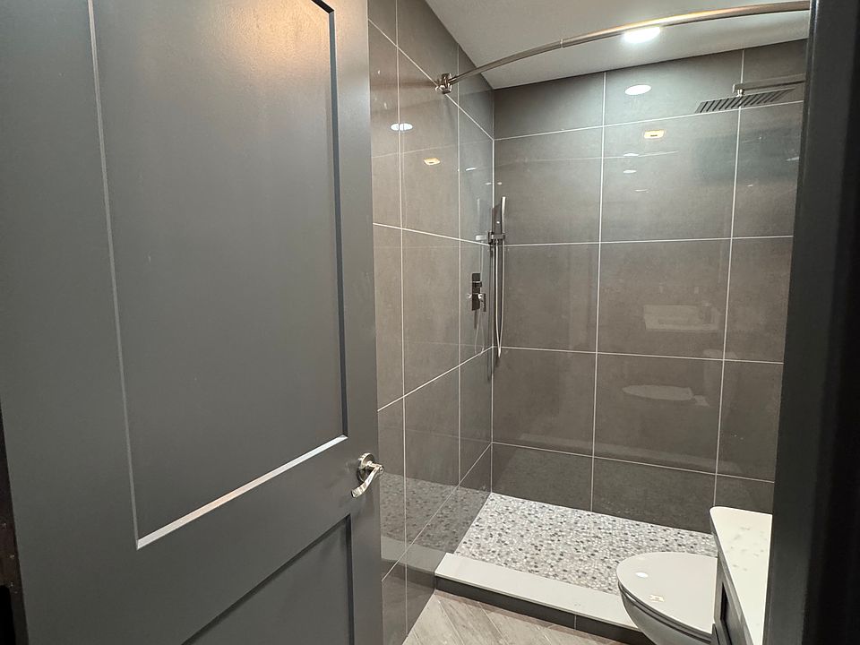Bathroom with Bluetooth ceiling exhaust fan, so you can listen to music...
