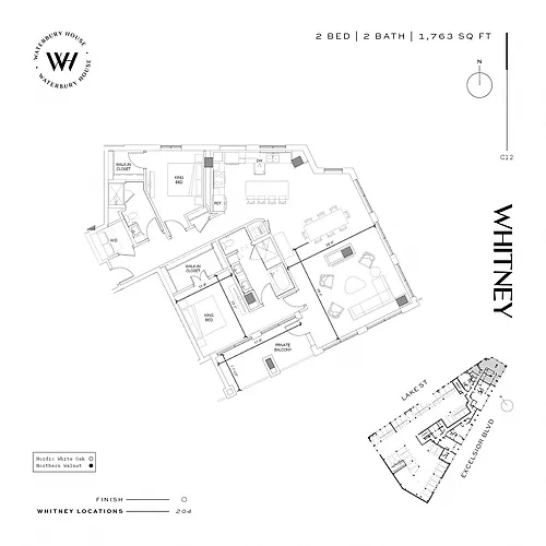 Floor plan Whitney
