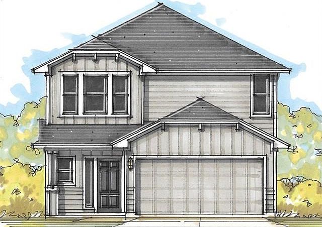 Actual home under construction.