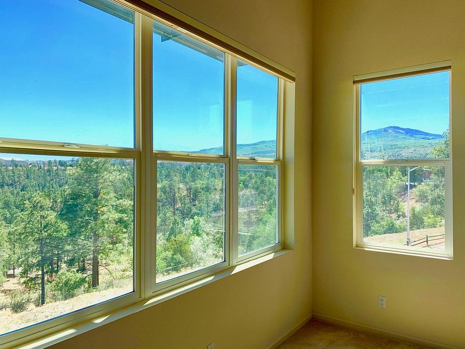 Mountain views from living room