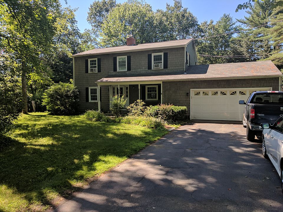 Front view 2 car garage