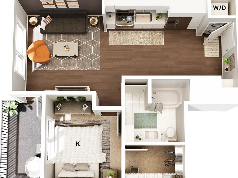 A5 floor plan The Boulevard a Broadstone Community