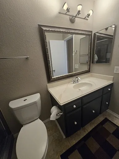 Private bathroom and shower