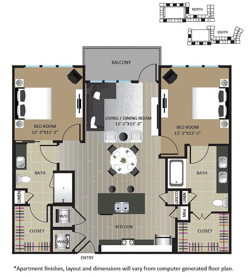 Floor plan B1I