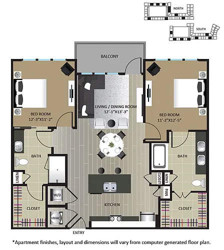 Floor plan B1I