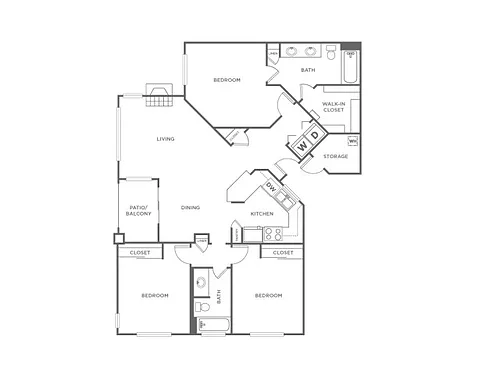 Floor plan 3A - Sophisticated