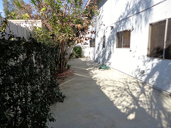 private, fenced yard