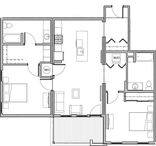 Floor plan Rattlesnake