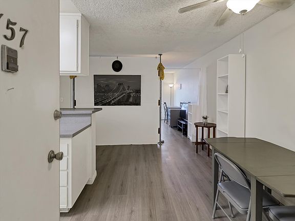 Entry and dining area with view to current resident's room