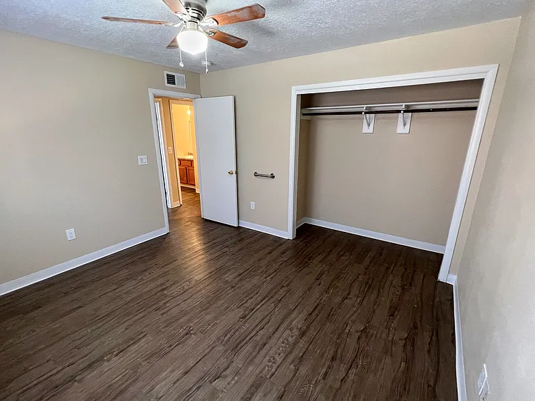 Bedroom 2 with large closet space