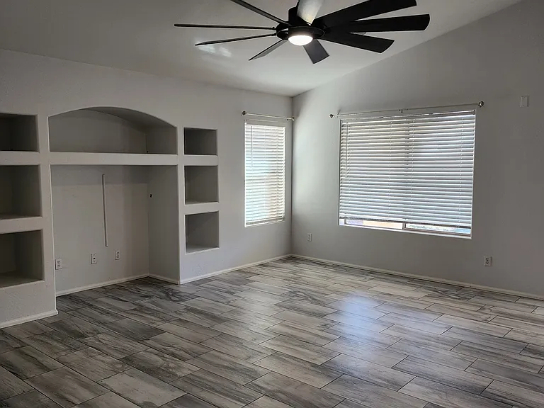 Great room with 72 inch fan