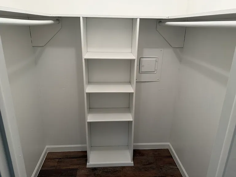 Master bedroom walk-in closet