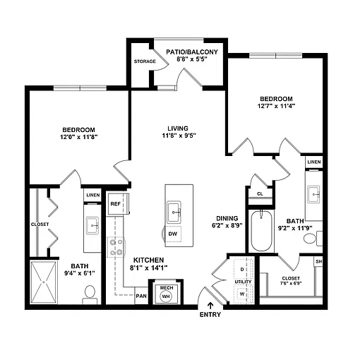 Floor plan B1