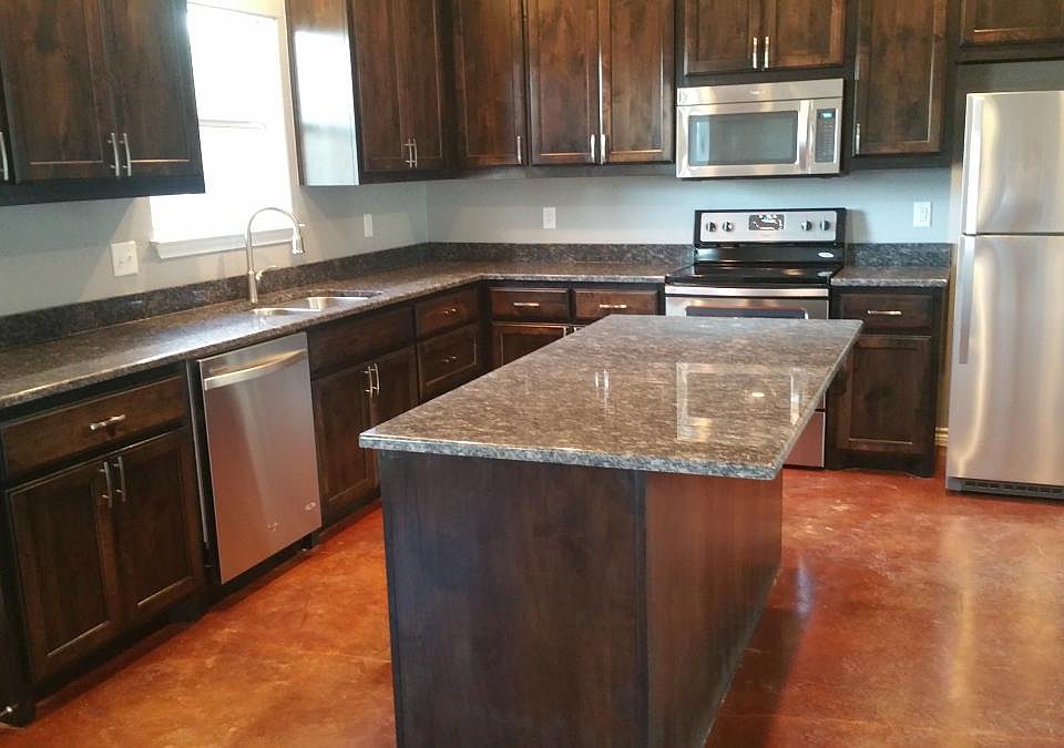 Sleek Modern Kitchen all Stainless Appliances
