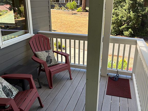 Front porch with peek-a-boo sea view