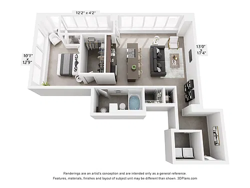 Floor plan Corner 1