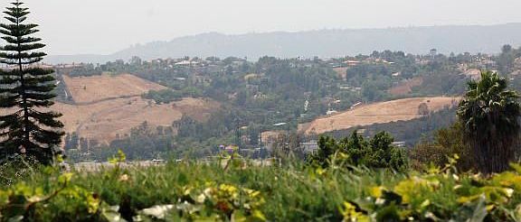 View of Rolling hills and City Lights - From FRONT YARD