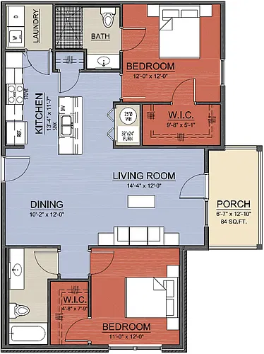 Floor plan The Madison