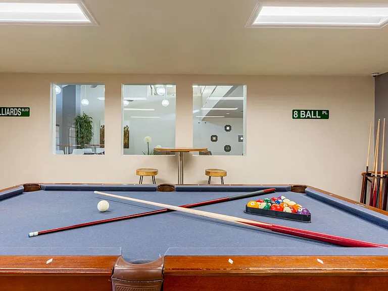 Pool Table in the Game Room