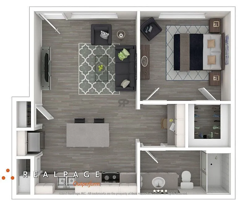 Floor plan 1 Bedroom