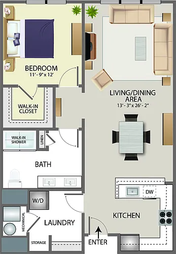 Floor plan B3