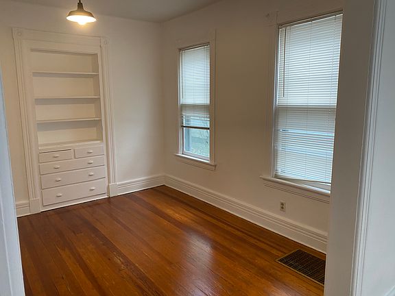 Dining room with built in hutch