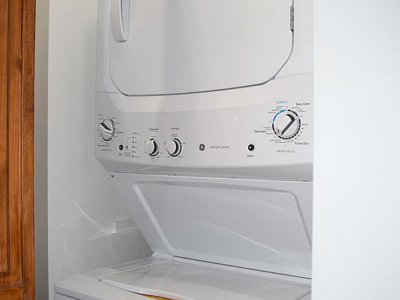 New stacka ble Laundry Unit in Kitchen