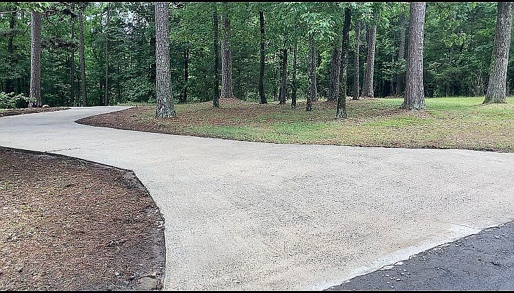 Driveway to property