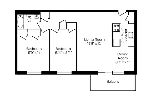 Floor plan 85-204