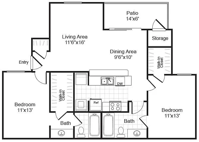 Floor plan B2