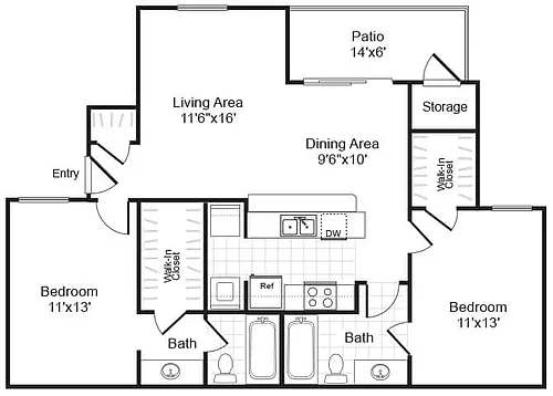 Floor plan B2