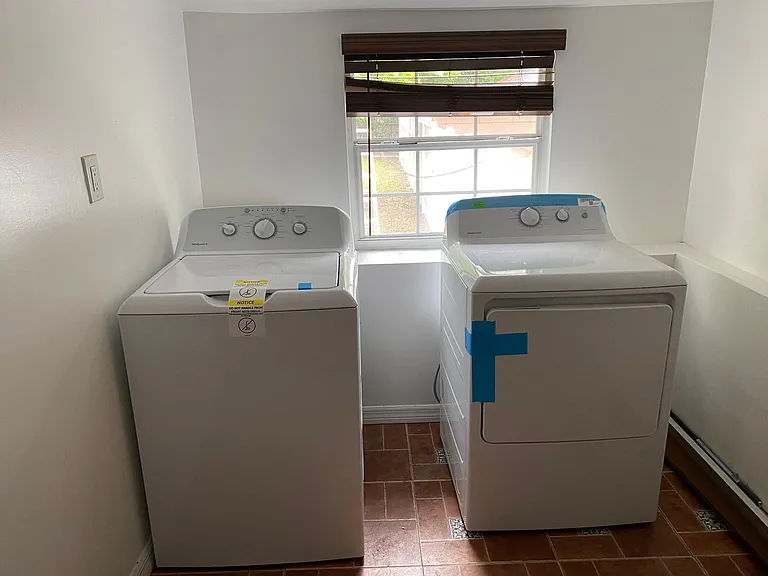 Washer and dryer room