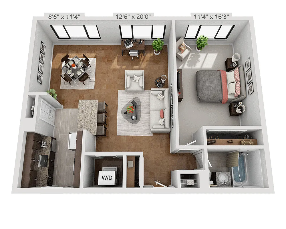 Floor plan Plan A1A