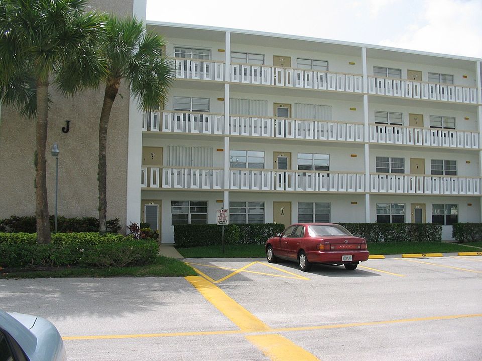 The front of the building