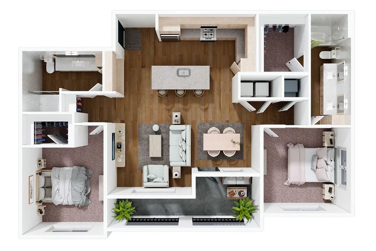 Floor plan B3