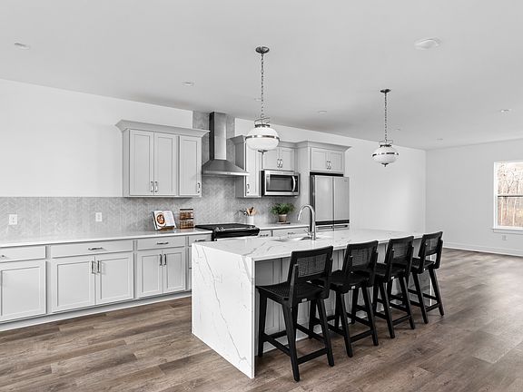 Natural Quartz Countertops w Waterfall Edge