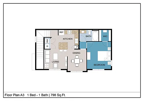Floor plan A3 Cottage with Garage