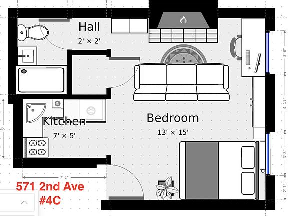 2nd image of 571 2nd Ave APT 4C