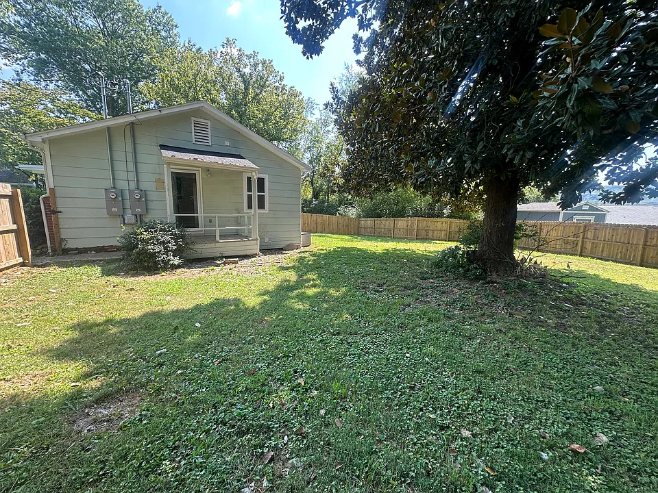 Private covered porch