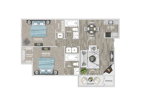 Floor plan B1