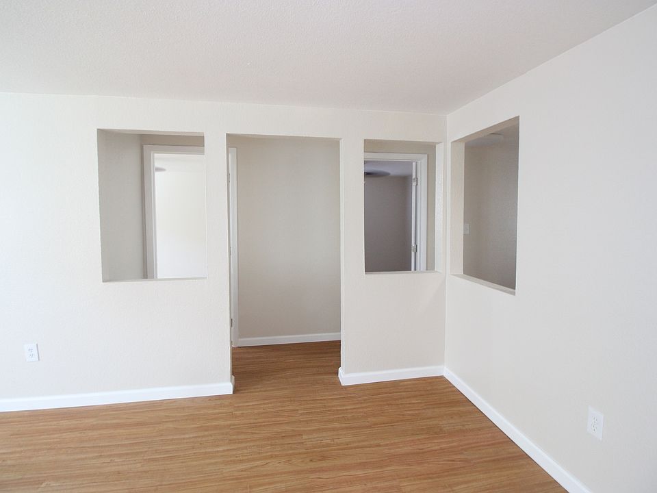 living area leading to bedrooms