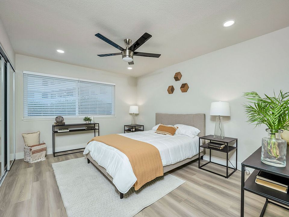 Bedroom With Wooden Flooring