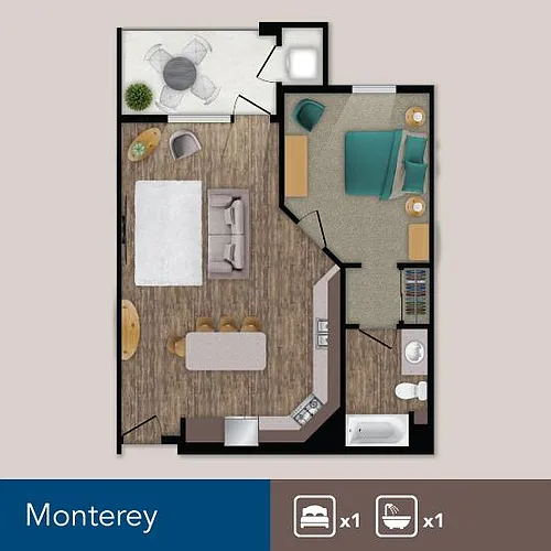 Floor plan Monterey